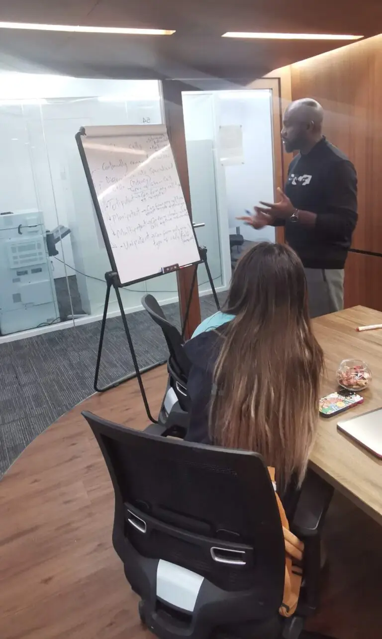 Seeker Teacher at a Meeting Room